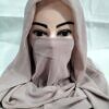 niqab ready to wear dirty brown