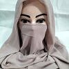 Niqab Ready to Wear - Dirty Brown