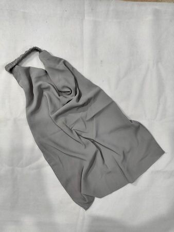 Elastic Half Niqab - Grey