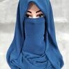 niqab ready to wear denim blue 2