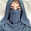 Niqab Ready to Wear - Slate Grey