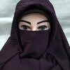 Plain Niqab Ready to Wear - Burgundy