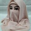 Plain Niqab Ready to Wear - Nude Pink