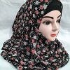 Printed Two Loops Chiffon Instant Hijab - Print 5 Printed Two Loops Chiffon Instant Hijab - Print 5