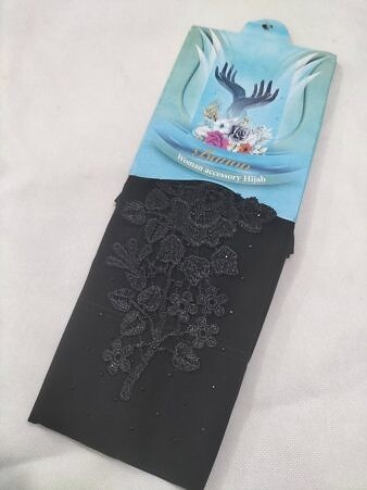 Floral Bunch Sleeves - Black