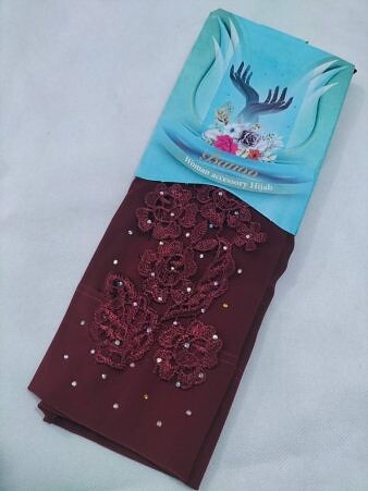 Floral Bunch Sleeves - Maroon