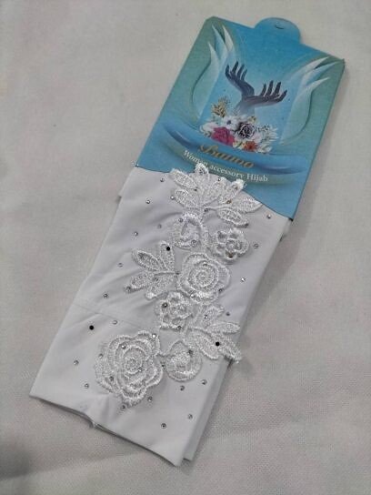 Floral Bunch Sleeves - White