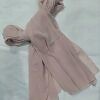 Plain Chiffon Scarf - Nude