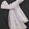Plain Chiffon Scarf - White Plain Chiffon Scarf - White