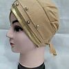 Fancy Criss Cross Tie Back Bonnet - Fawn