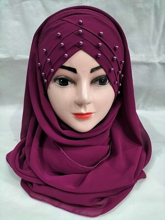 Chiffon Pearl Ready To Wear - Iris Chiffon Pearl Ready To Wear - Iris