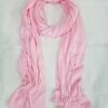 cotton jersey plain scarf baby pink
