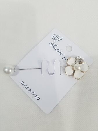 Fancy Hijab Pin - Red