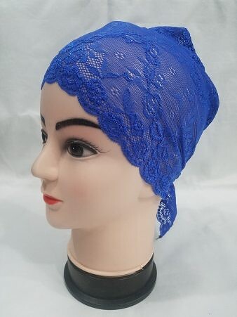 Lace Tie Back Bonnet Cap - Mint Green Lace Tie Back Bonnet Cap - Mint Green