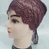Lace Tie Back Bonnet Cap - Mint Green Lace Tie Back Bonnet Cap - Mint Green