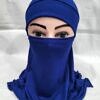 ninja underscarf with niqaab blue