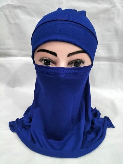 Ninja Underscarf with Niqaab - Blue