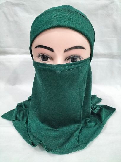 Ninja Underscarf with Niqaab - Bottle Green