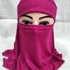 ninja underscarf with niqaab fuchsia