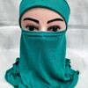 ninja underscarf with niqaab turquoise