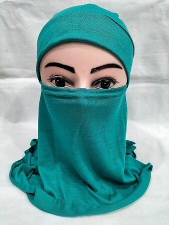 Ninja Underscarf with Niqaab - Turquoise