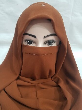 Niqab Ready to Wear - Mustard Niqab Ready to Wear - Mustard