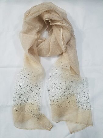Organza with Dew Drops - Fawn Organza with Dew Drops - Fawn