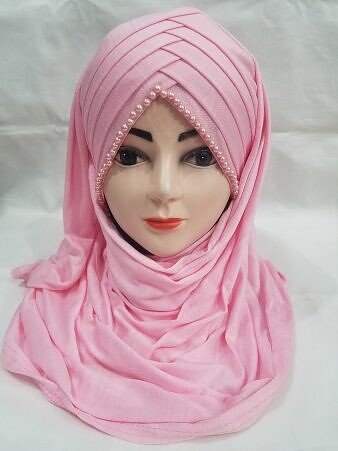 Pearls Criss Cross Ready to Wear - Dark Brown