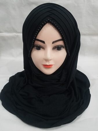 Pearls Criss Cross Ready to Wear - Dark Brown