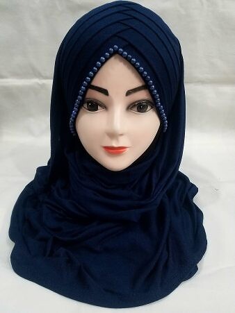 Pearls Criss Cross Ready to Wear - Dark Brown