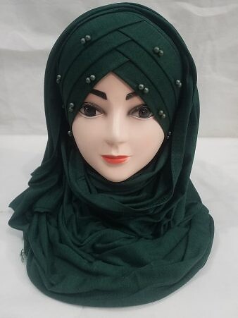 Turkish Pearl Criss Cross Ready to Wear - Deep Pink