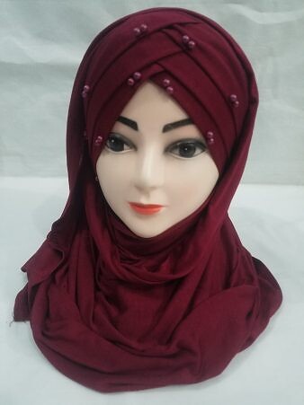 Turkish Pearl Criss Cross Ready to Wear - Deep Pink