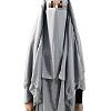 Dual Layer Short Khimar Hijab - Light Grey Dual Layer Short Khimar Hijab - Light Grey