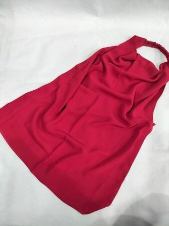 Elastic Half Niqab - Dull Red