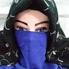 elastic half niqab iris
