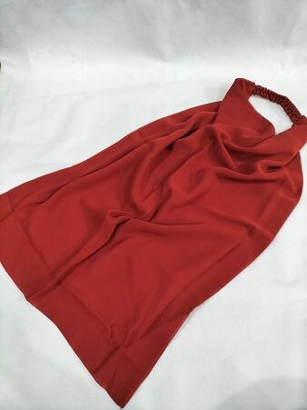 Elastic Half Niqab - Rust