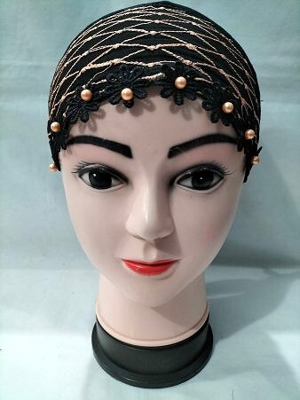 Embroidered Tie Back Bonnet - Design 1 Embroidered Tie Back Bonnet - Design 1