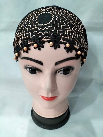 Embroidered Tie Back Bonnet - Design 2 Embroidered Tie Back Bonnet - Design 2