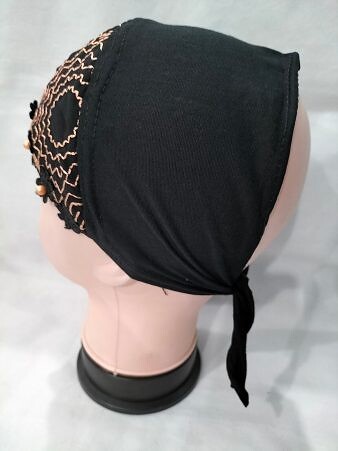 Embroidered Tie Back Bonnet - Design 2 Embroidered Tie Back Bonnet - Design 2