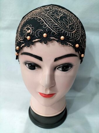 Embroidered Tie Back Bonnet - Design 3 Embroidered Tie Back Bonnet - Design 3