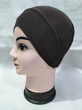 Jersey Full Cap - Chocolate Brown