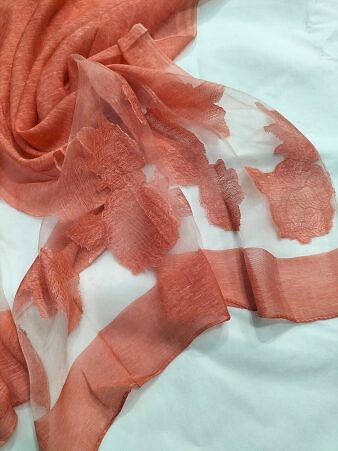 Organza Scarf - Orange Organza Scarf - Orange