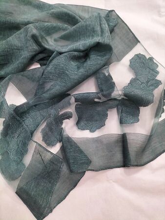 Organza Scarf - Sea Green Organza Scarf - Sea Green
