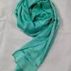 Crinkle Silk Scarf - Turquoise