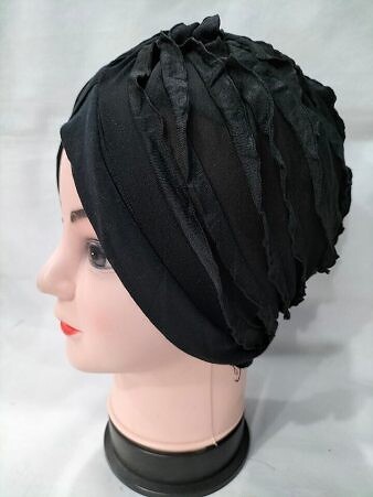Turban Full Cap - Black Turban Full Cap - Black