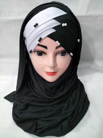 Turkish Two Tone Ready to Wear - White