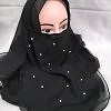 Two Loops Ready to Wear with Niqaab - Black Two Loops Ready to Wear with Niqaab - Black