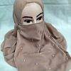 Two Loops Ready to Wear with Niqaab - Nude