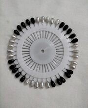 Black and White Pins Wheel - Drops