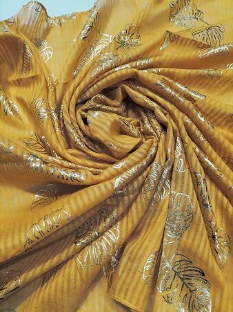 Fancy Lawn Scarf - Mustard Fancy Lawn Scarf - Mustard